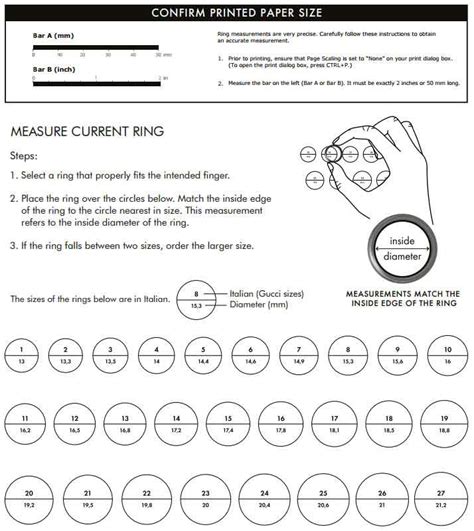 gucci ring it 17|gucci wrist size chart.